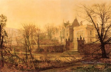 クノストロップ・ホール 早朝の街の風景 ジョン・アトキンソン・グリムショー Oil Paintings